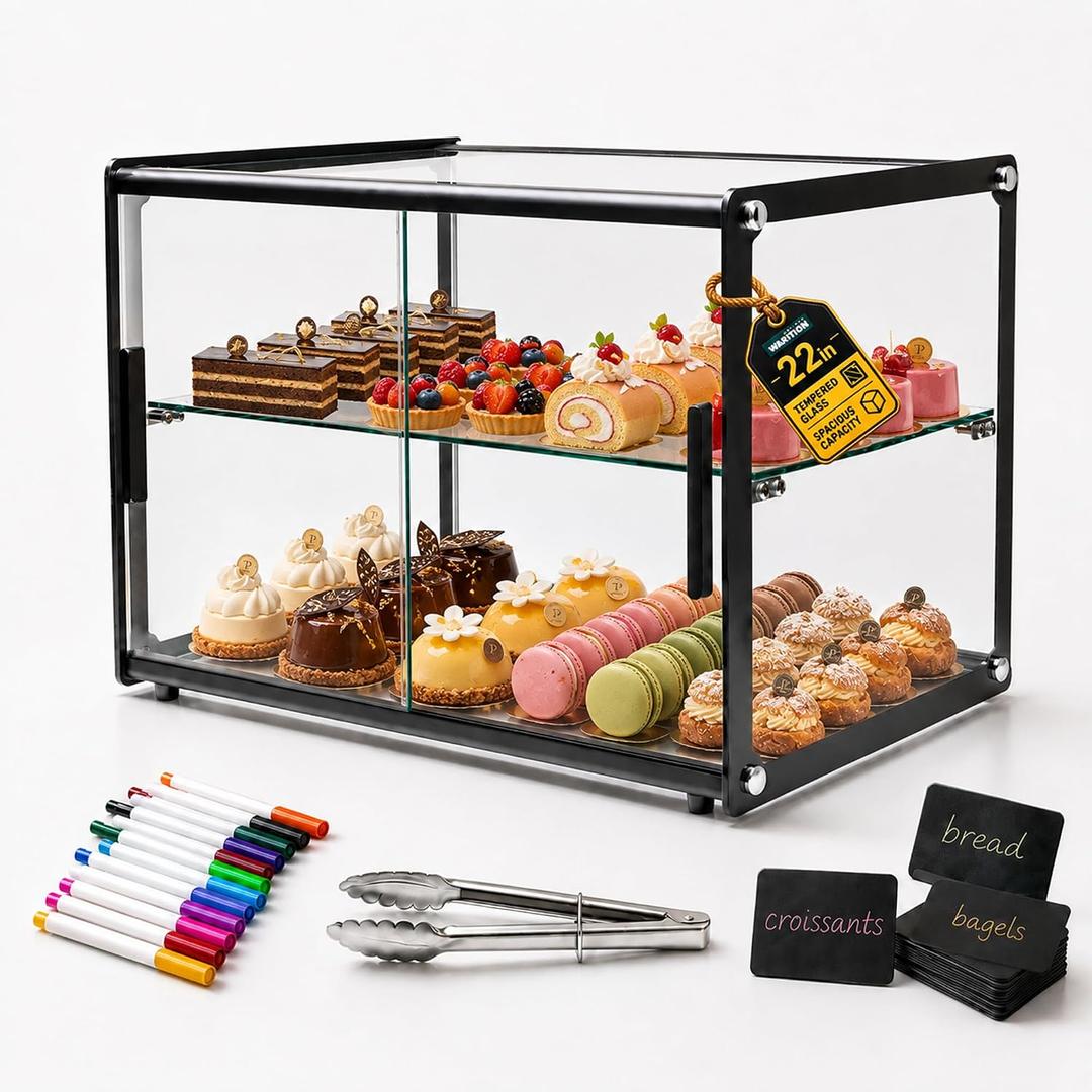 WantJoin 22 Inch Countertop Bakery Display Case