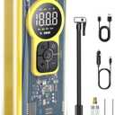 Electric Bike Tire Pump, Portable Electric Air Pump for Road Bicycle, E-Bike, Motorcycle, Car Tires and Sports Ball Inflation