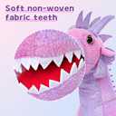 Muiteiur  Dragon Stuffed Animal, 21.6 inch Soft Plush Pink Drago , Gift for Kids Boys Girls