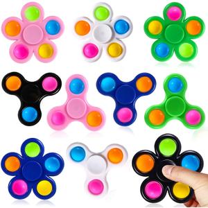 SCIONE 10 Pack Fidget Spinner,Sensory Fidget Toys for Kids Classroom Students Gifts School Prizes Stocking Stuffers, Birthday Party Favors Classroom Treasure Box Prize Boys Girls