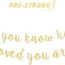 LINGTEER Do You Know How Love You Are Gold Glitter Cursive Script Bunting Banner Sweet Baby Shower Birthday Party Decoration Nursery Room Wall Sign - NO DIY REQUIRED