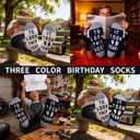 40th 50th 60th Birthday Gifts for Man and Woman,Funny Crew Cotton Socks for 40th 50th 60th Birthday Decorations