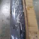 SUNCREAT Double Portable Hammock with Stand, 2 Person Hammock with Curved Spreader Bar, Balance Ropes Included, Dark Gray