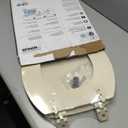 Kohler K-4647-47 Stonewood Molded-Wood with Color-Matched Plastic Hinges Elongated Toilet Seat, Almond