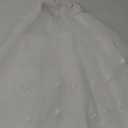 Bow Dream Tulle 3D First Communion Dresses Wedding Pageant Flower Girl Dress Ivory White (6)