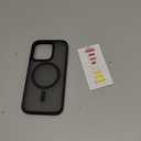 TORRAS Ultra Magnetic for iPhone 15 Pro Case, [3X Military-Grade Drop Tested] [Compatible with MagSafe], Shockproof Translucent Durable Slim Protective Anti-Scratch Anti-Fingerprint, Black