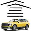 Palisade Rain Guards - Window Visors for Hyundai Palisade 2026, Out-Channel Side Window Rain Guards for Palisade Accessories, 6PCS, Black, Car Accessories
