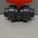 UPVC 1" NPT Ball Valve, DN25 PVC True Union Full Flow, ASTM EPDM O-ring, 1 inch Threaded PVC Shut Off for Water System