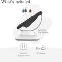 UPPAbaby Mamaroo Smart Swing Customizable Soothing Modes with MotionSync Technology Infant Recline + Bluetooth Enabled Included Newborn Insert Jake (Charcoal Mlange)