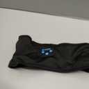 Sleep Headphones - Bluetooth Headband for Side Sleepers, Elastic Music Sleeping Band ASMR Wireless Eye Mask Tech Gadgets Gifts for Women & Men (DarkBlack)