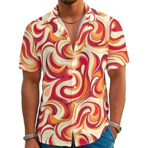 Funny Hawaiian Shirt Summer Beach Tropical Short Sleeve Holiday Print Aloha Shirt Casual Button Down Shirt Size M