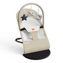 Portable Baby Bouncer Seat for Infants, 0-18 Months, 3 Modes of Use with Rocker & Stationary Options, Ergonomic Infant Chair with Hanging Toys, The Gift List New Parents Actually Want-Oatmeal