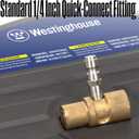 Westinghouse Universal 15 Pressure Washer Surface Cleaner Attachment - 3400 Max PSI, 1/4 Connector - For Gas and Electric Pressure Washers