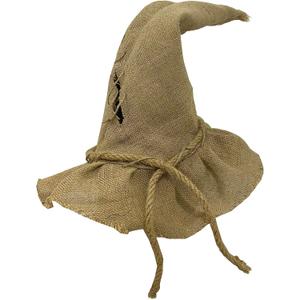 Uyecos Halloween Horror Mask With Straw Hair Creepy Scary Burlap Sack Mask Cosplay Party Costume Headgear Adult (Scarecrow Hat)