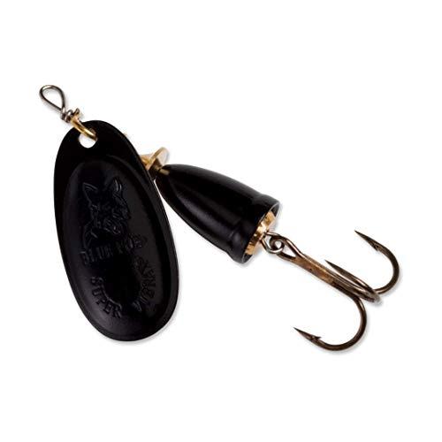 Blue Fox 60-40-400IC Classic Vibrax 04 Painted Tackle, Black/Black, 3/8 3Pack