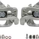 Chefull Rear Left Right Disc Brake Calipers With Bracket 18B5177 18B5176 Compatible For Dodge Journey 2009-2012