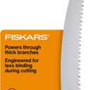 Fiskars 15" Replacement Saw Blade, Woodzig Chainsaw Tooth, Compatible Models 9300/9261/TP45, Silver