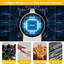 Stud Finder Wall Scanner 5 in 1 Upgraded Electronic Wall Scanner with Battery for Wood Metal and AC Wire Detection,HD LCD Display and Audio Alarm, Blue