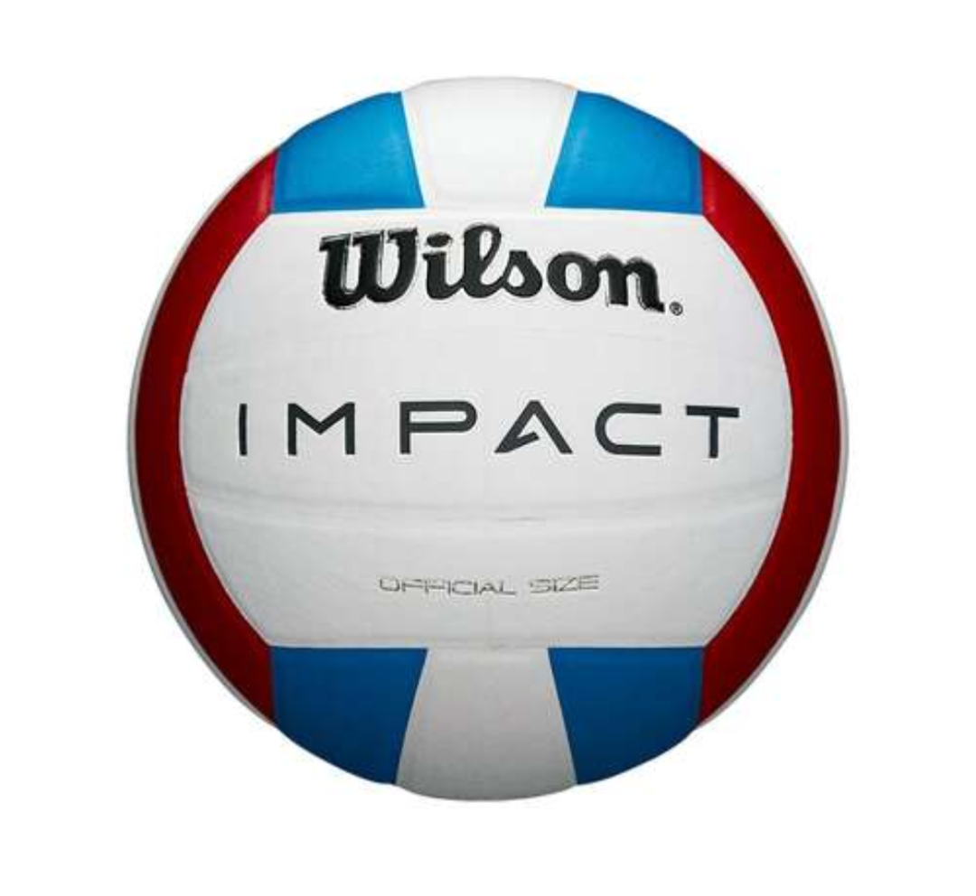 Wilson Impact Volleyball - Red/White/Blue
