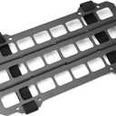 Vehicle Rigid MOLLE Panel, Car Sun Visor Organizer Tactical Gear Rack, EDC Pouch Tool Holster Truck Equipment Mount Plate, Auto Interior Modular Storage Shelf Accessories (Visor Panel)