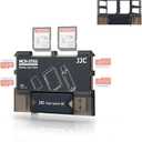 Micro SD Card Holder and SD Card Case, Memory Card Storage Organizer with USB Reader (Type C USB 3.0 Micro 2.0) for Micro SD, Micro SDHC, Micro SDXC,SD, SDHC, SDXC, MMC, RS MMC Card