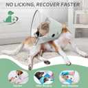Dog Cone Collar for Recovery: Soft Elizabethan Collar Alternative to Stop Licking, Adjustable Pet Cone for Large, Medium, Small Dogs, for Surgery, Spay, Injury, Skin Treatment