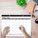 3 x Desk Calendar 2026-2027 – Apr 2026 – Dec 2027, 21 Monthly Desk Calendar, 2026 Large Desk Calendar, 17'' x 12'', 2026-2027 Desk/Wall Calendar with To-do Lists, Desk Pad, Ruled Blocks, Corner Protectors