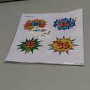 Hero Numbers Stickers Classroom Decorations Colorful Mini Dots Number Spot Markers Stickers Hero Themed Classroom Labels Accents Cutouts for Preschool Elementary School Floor Decoration