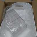 Makeup Organizer with Drawers,Skincare Organizer for Vanity,Storage Box with Handle,Large Cosmetic Display case for Dresser, Bathroom Countertop (White)