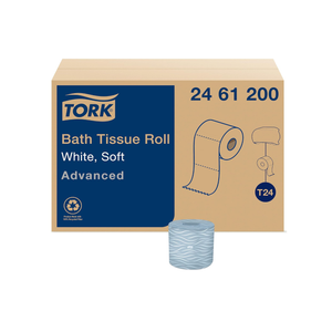 Tork Advanced Toilet Paper Roll, 80 rolls x 500 sheets, 2461200