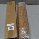 LazBlinds 100% Blackout No Drill Bamboo Roman Shades, Cordless Bamboo Blinds for Indoor Windows, Room Darkening Shades for Home & Patio, Thermal Insulated, Squirrel, 21" W x 48" H