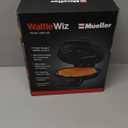 Mueller Heart 5 Waffle Maker, Waffle Iron, Adjustable Browning Control & Nonstick, Cool Touch Handle, Easy to Clean, Small Kitchen Appliances