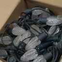 iBaycon Smart C9 Christmas Lights, 100 LED 65FT Bluetooth Outdoor Light String, APP Remote Controlled, Music Sync Color Changing RGB Connectable Christmas Lights for Tree House Eaves Roof Decorations