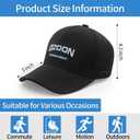 Brand CAPS for Sport, Casual, Fashion, Adjustable Buckle, Running Workouts and Outdoor Activities All Seasons. Black (Black)