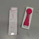 PMD Clean Mini - Smart Facial Cleansing Device with Silicone Brush & Anti-Aging Massager - Waterproof - SonicGlow Vibration Technology - Clear Pores and Blackheads - Lift, Firm, and Tone Skin (Pink)