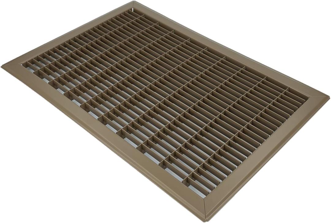 24x8 Floor Return Air Grille Fit 8x24” and 24x8” Duct Opening,Jumpable Floor Vent Cover Grille,Heavy Duty Floor Air Return Vent Cover Grill,Outer Dimensions: 25.75"W X 9.75"H