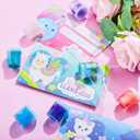 JOYIN 30 PCS Valentine Day Gift Cards with Fantasy Slime Stress Relief Fidget Toy for Kids, Classroom Exchange Prizes, Valentines Party Favors, Exchange Gifts Greeting Card