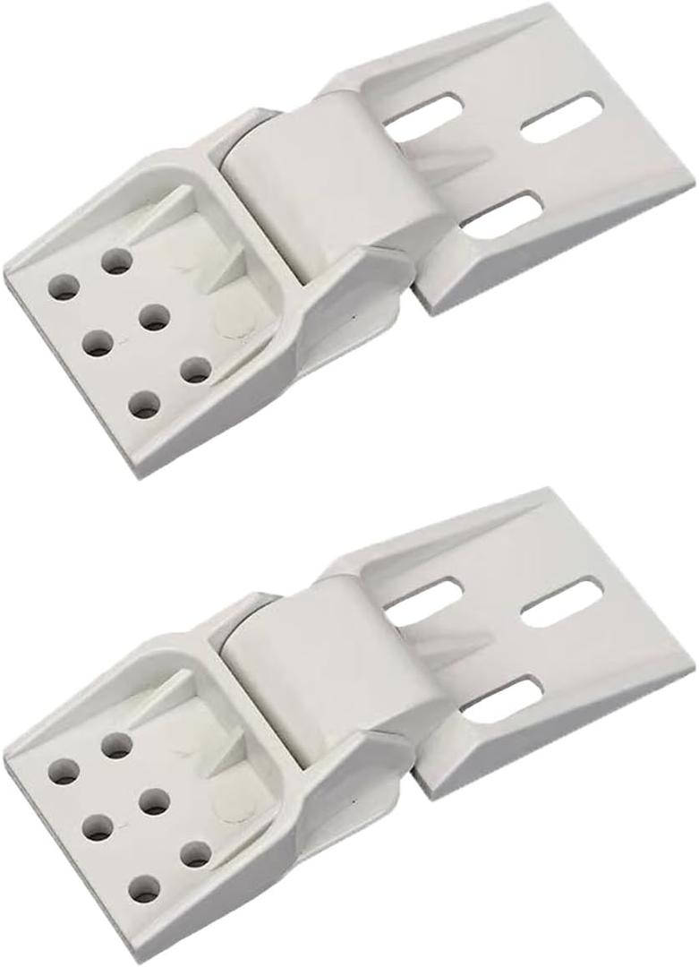 2 Pack Chest Freezer Plastic Hinge, Chest Freezer Hinge Universal, With Screw, and More Secure Smooth Operation