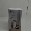 Petory Timed Automatic Cat Feeders - 4L Programable Dry Food Dispenser for Cats and Small Medium Dogs 6 Meals with Desiccant Bag Dual Power Supply 10S Voice Recorder (White)