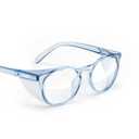 Stoggles Round Z87.1 Certified Polycarbonate Safety Glasses, Scratch & Shatter-Proof, Blue-Light & UV Blocking Lens, Top & Side Shields, Anti-Fog Dip Coated, Durable, Protective & Stylish Eyewear (Medium)