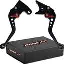 RIDE IT FOREVER Short Brake Clutch Levers for 675 Street Triple 08-16(not for R Model), Speed Triple 04-07, Tiger 800/XC(11-18), Thruxton 04-15, Bonneville 06-19, Daytona 955i, Rocket (Black)