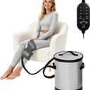 Ice Machine for Knee After Surgery, Programmable Timer & 4 Flow Settings, Portable Cold Therapy Machine, Knee Ice Machine Post Surgery for ACL, Sport Injuries, Joint Pain Relief (Gray)