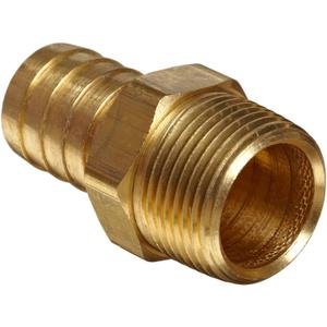 Anderson Metals-57001-1208 Brass Hose Fitting, Connector, 3/4" Barb x 1/2" Male Pipe