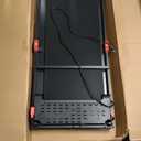 Walking Pad Treadmill, Anylife Incline Walking Pads Under Desk 330lb Capacity, 2.5HP Portable Treadmills for Home, Compact Treadmill Small Running Pad with LED Display, Remote Control (Black)