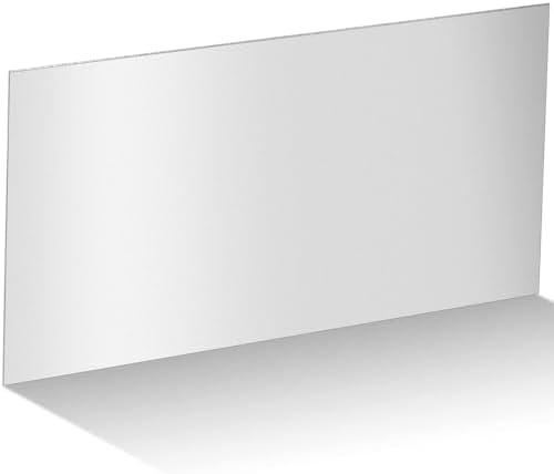 6061 Aluminum Sheet, 6 x 8 x 1/8 Inches Thickness, Flat Plain Plate Panel Aluminum Sheet, Heavy Duty Metal Aluminum Sheet Plate Finely Polished and Deburred, 3mm