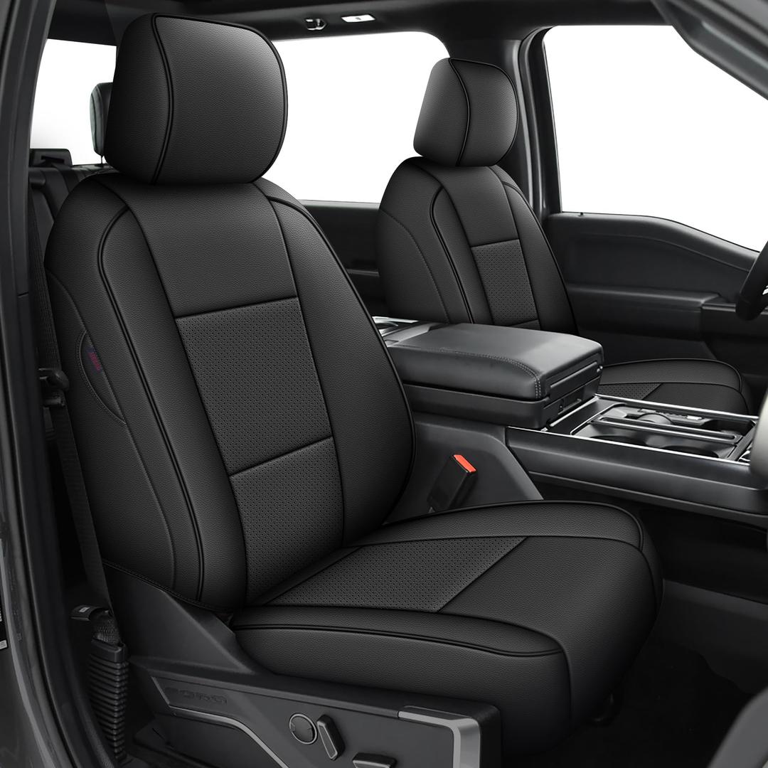 AOMSAZTO Custom Fit Seat Covers for Ford F150 2015-2026 SuperCrew XL/XLT