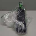 Smiry Front Door Mat Outside Entrance, Heavy Duty Sturdy Natural Rubber Doormat, Trap Dirt and Moisture, Easy Clean Low Profile Mats for Indoor Outdoor Entry, Irregular Triangle (29.5x17, Black)