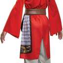Mulan Costume for Girls, Disney Live Action Movie Hero Dress Up Character Outfit (Small (4-6x))