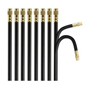 8 Pack Drip Irrigation System Spray Nozzle Replacement with 20cm Bendable Hose for Garden Watering System Raised Garden Flower Beds Watering Potted Plants Landscaping Greenhouse Irrigation