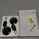 Universal Black Motorcycle Aluminum Rearview Side Mirrors 7/8" Bar End For Cafe Racer Bobber Cruiser Scooter